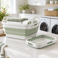 zyqverul Collapsible Laundry Basket — laundry room setting