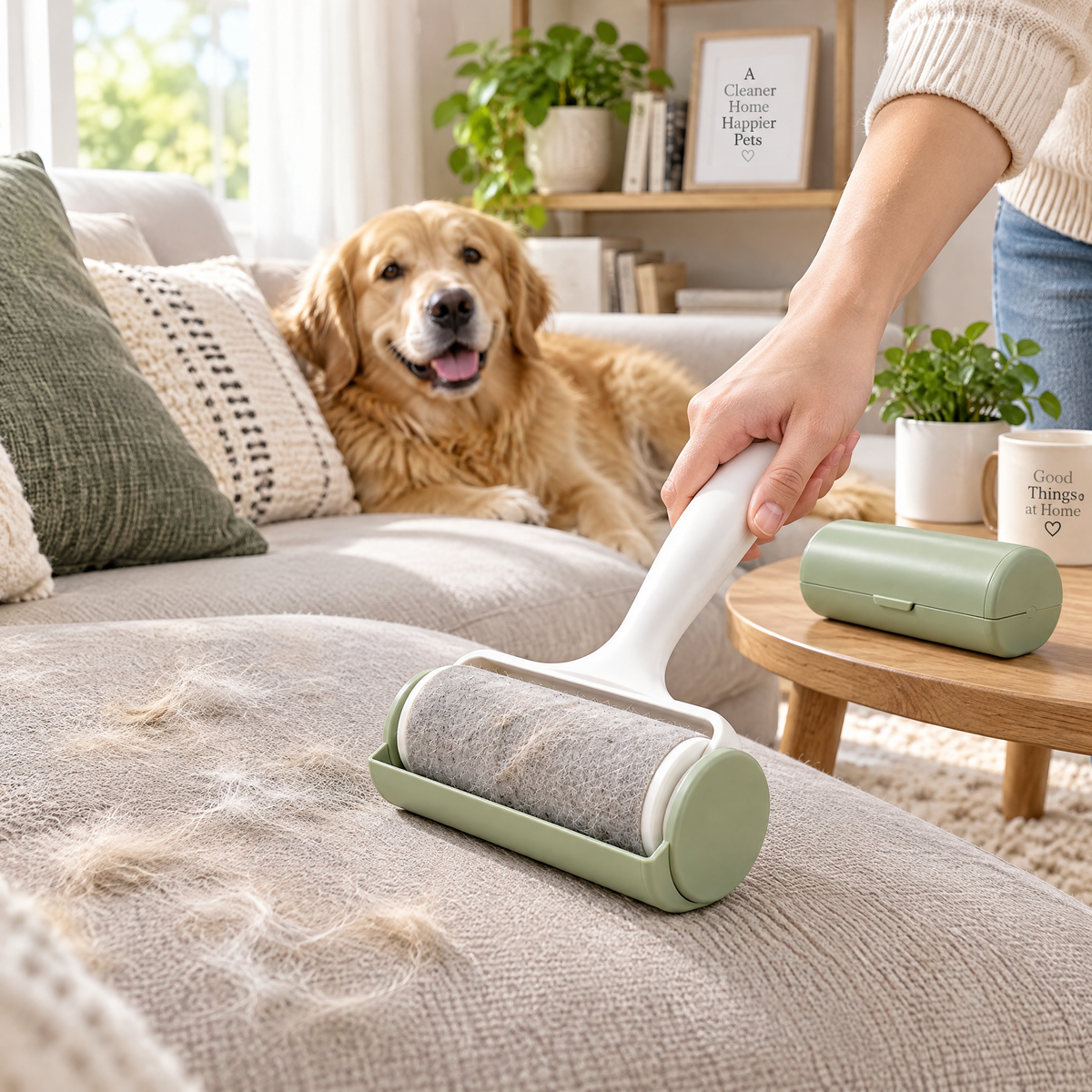 zyqverul Reusable Lint Roller with Case — everyday use