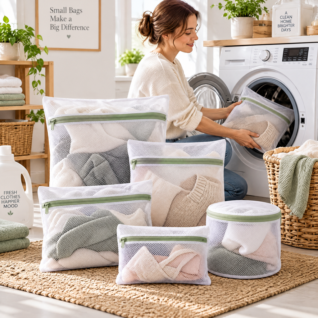 zyqverul Fine-Mesh Laundry Bag Set — everyday use