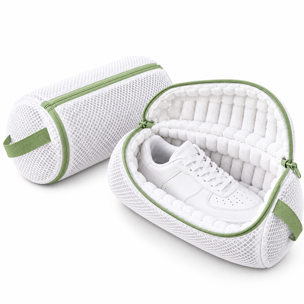 zyqverul Padded Mesh Shoe Wash Bag — product view