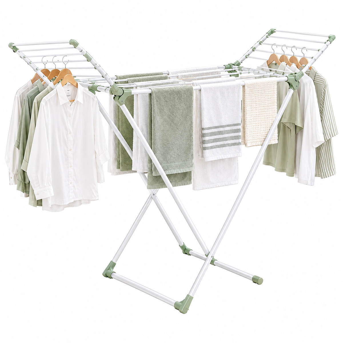 zyqverul Folding Winged Drying Rack — product view