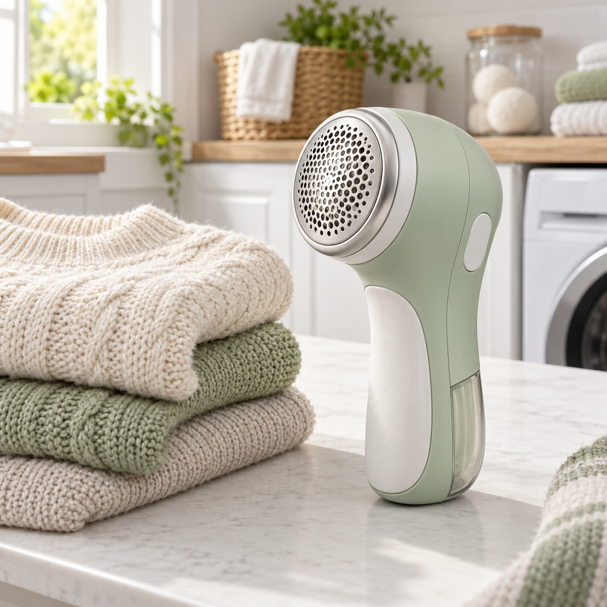 zyqverul Sage Electric Fabric Shaver — laundry room setting