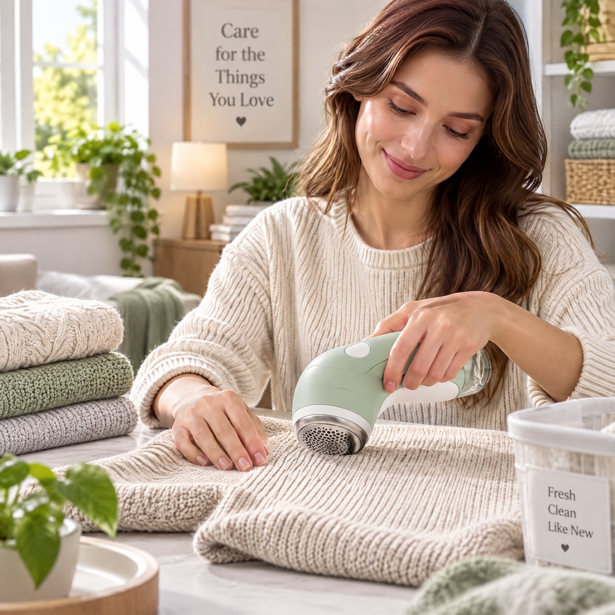 zyqverul Sage Electric Fabric Shaver — everyday use